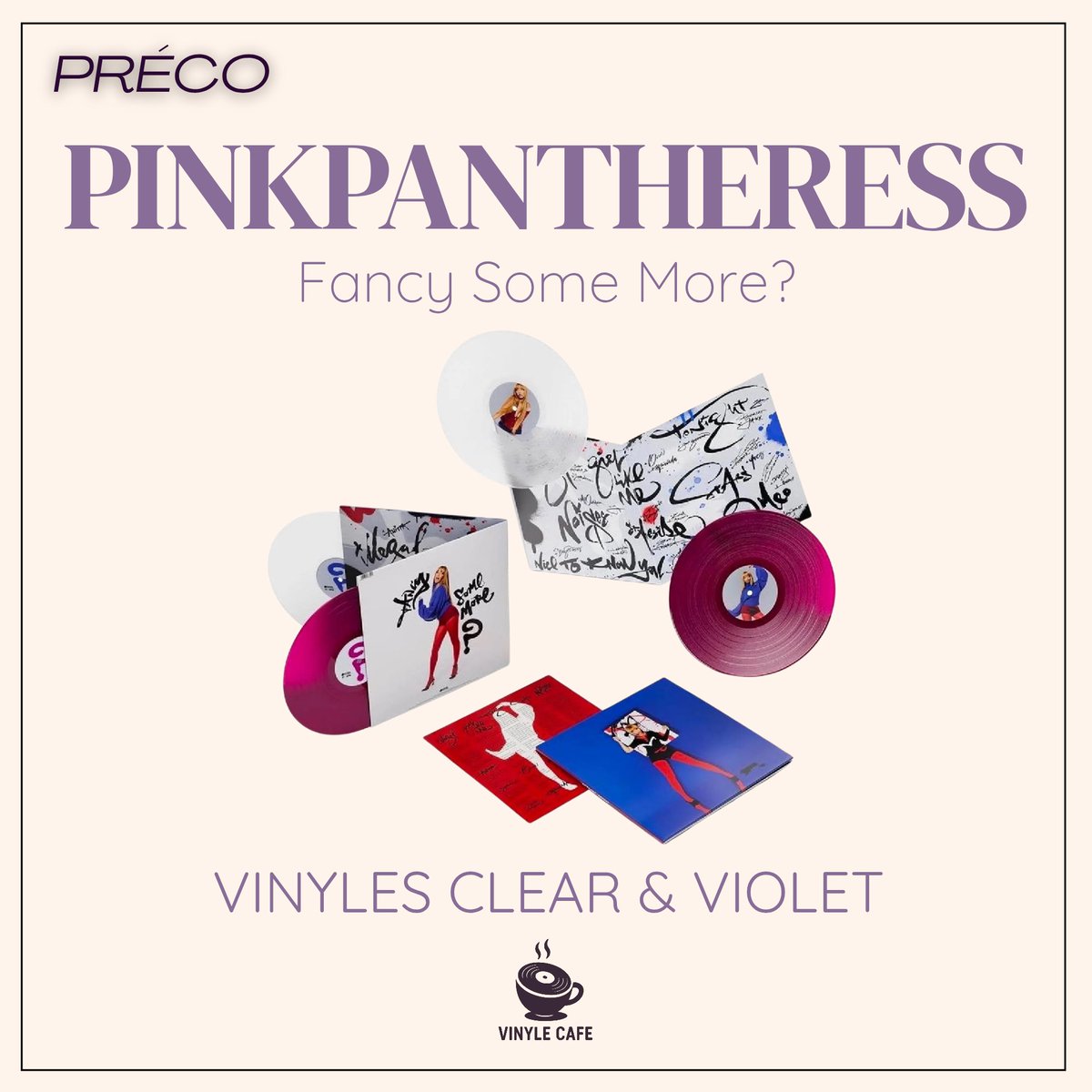vinylecafe's tweet image. #PRECO || 'Fancy Some More ?' , l’album de remix de PinkPantheress, est dispo à la Fnac.

🔗:
fnac.com/a22575566/Pink…

A noter, #Stateside avec Zara Larsson figure sur cette édition.