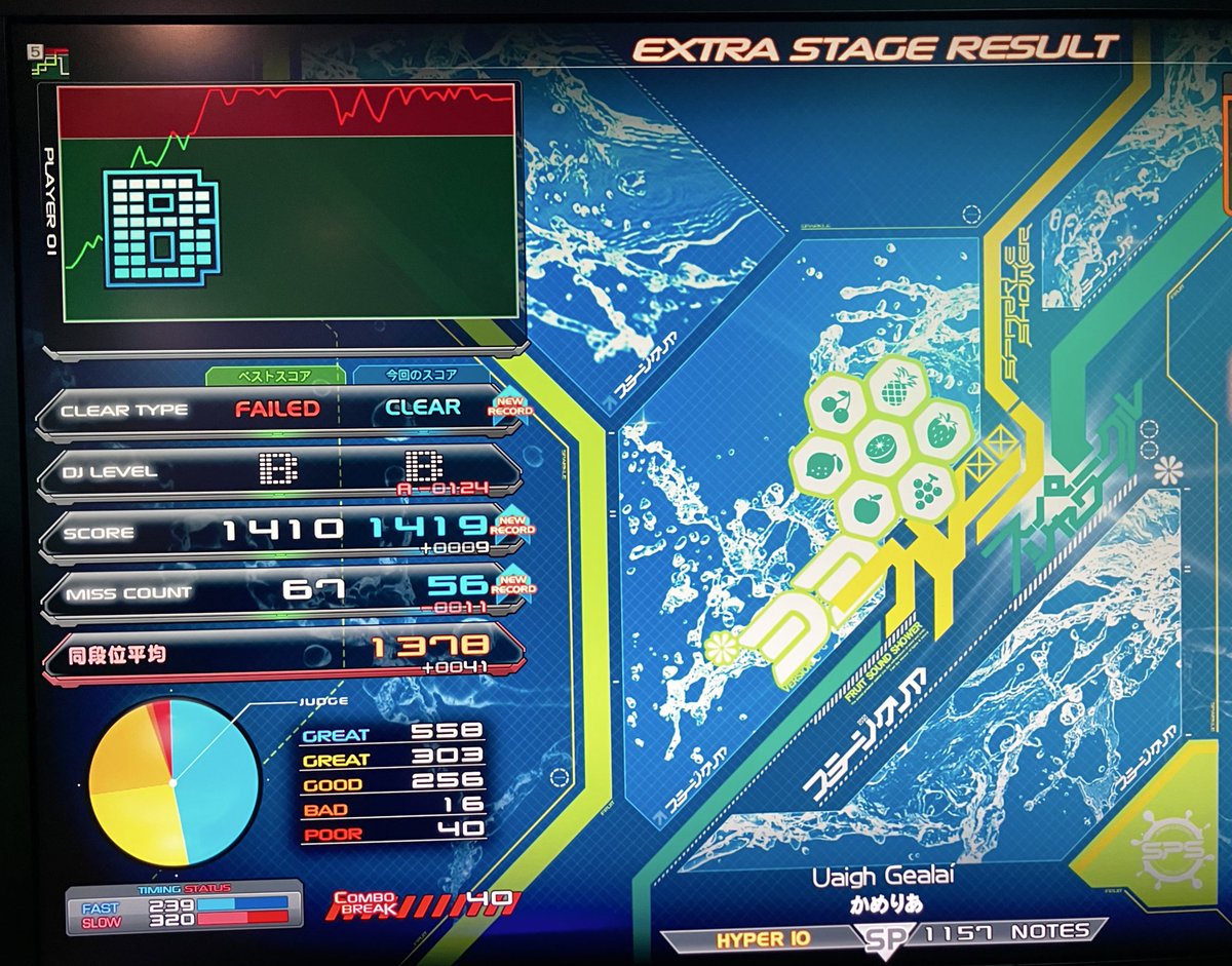 仕事の鬱憤ぶち撒けクリア
職場着いた時から鍵盤叩きたかったから