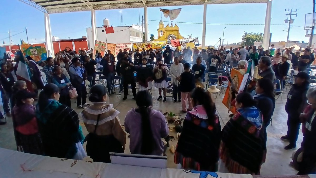 CNI_Mexico's tweet photo. DECLARATORIA DEL ENCUENTRO DE PUEBLOS EN DEFENSA DEL AGUA Y EL BOSQUE, SAN MATEO OZOLCO, PUEBLA 25 ENERO 2026

https://t.co/1dqJ23ulCs https://t.co/bjWSaj34eb