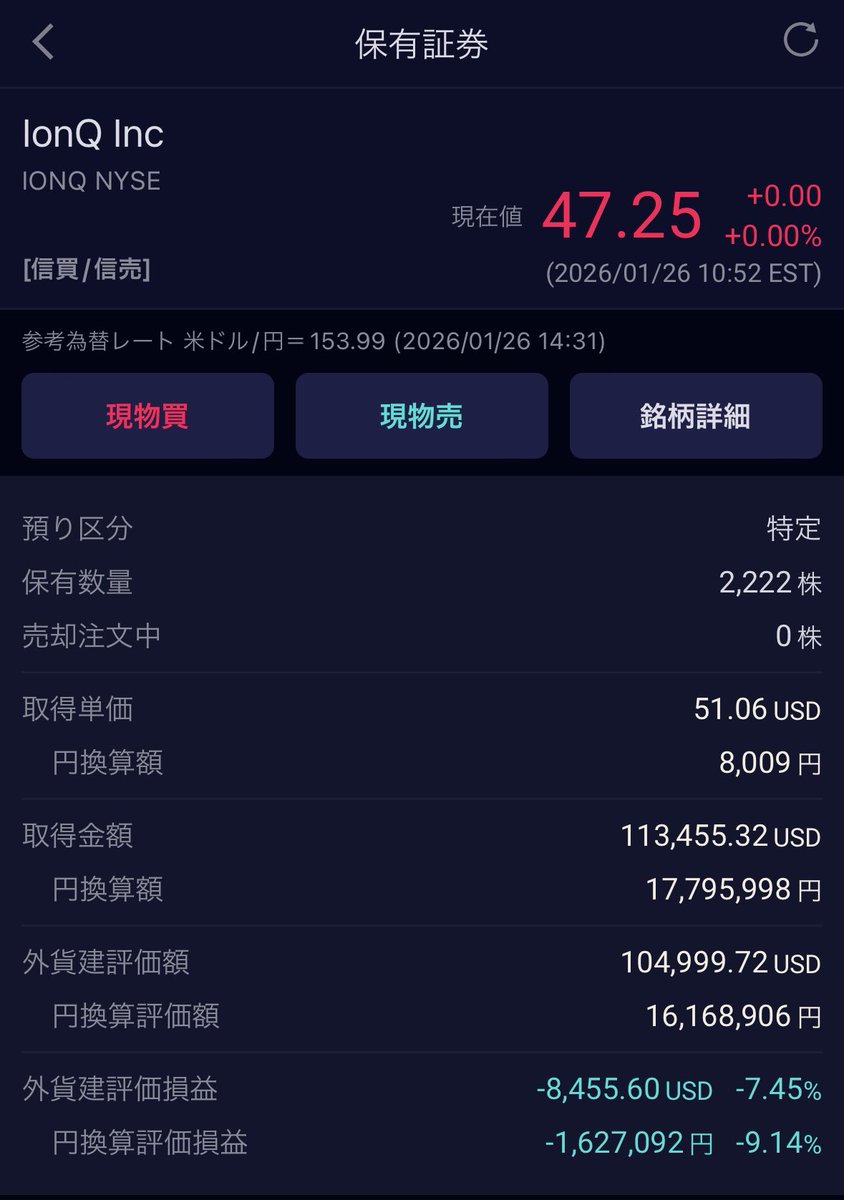 yutao6969's tweet image. ゆたちぃは思い出した！！
去年ミーム株で資産爆増させた時のことを！
持ち株をゾロ目で揃えていた。
最高時は+1億越えていた。
　
先程買い増して
IONQ2222株、IONL 6666株にした。

あとはわかったな？笑
