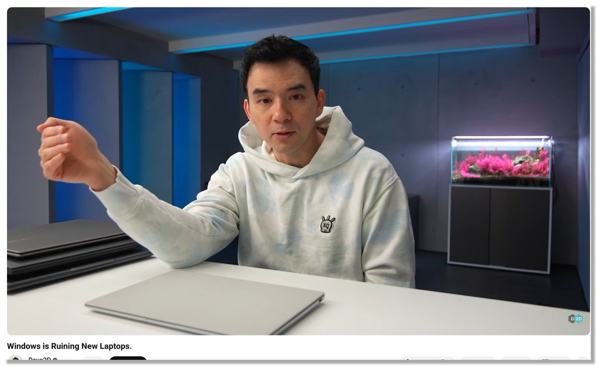 2015, Satya Nadella - “We want to move from people needing Windows to people choosing Windows, to loving Windows,”

2026: