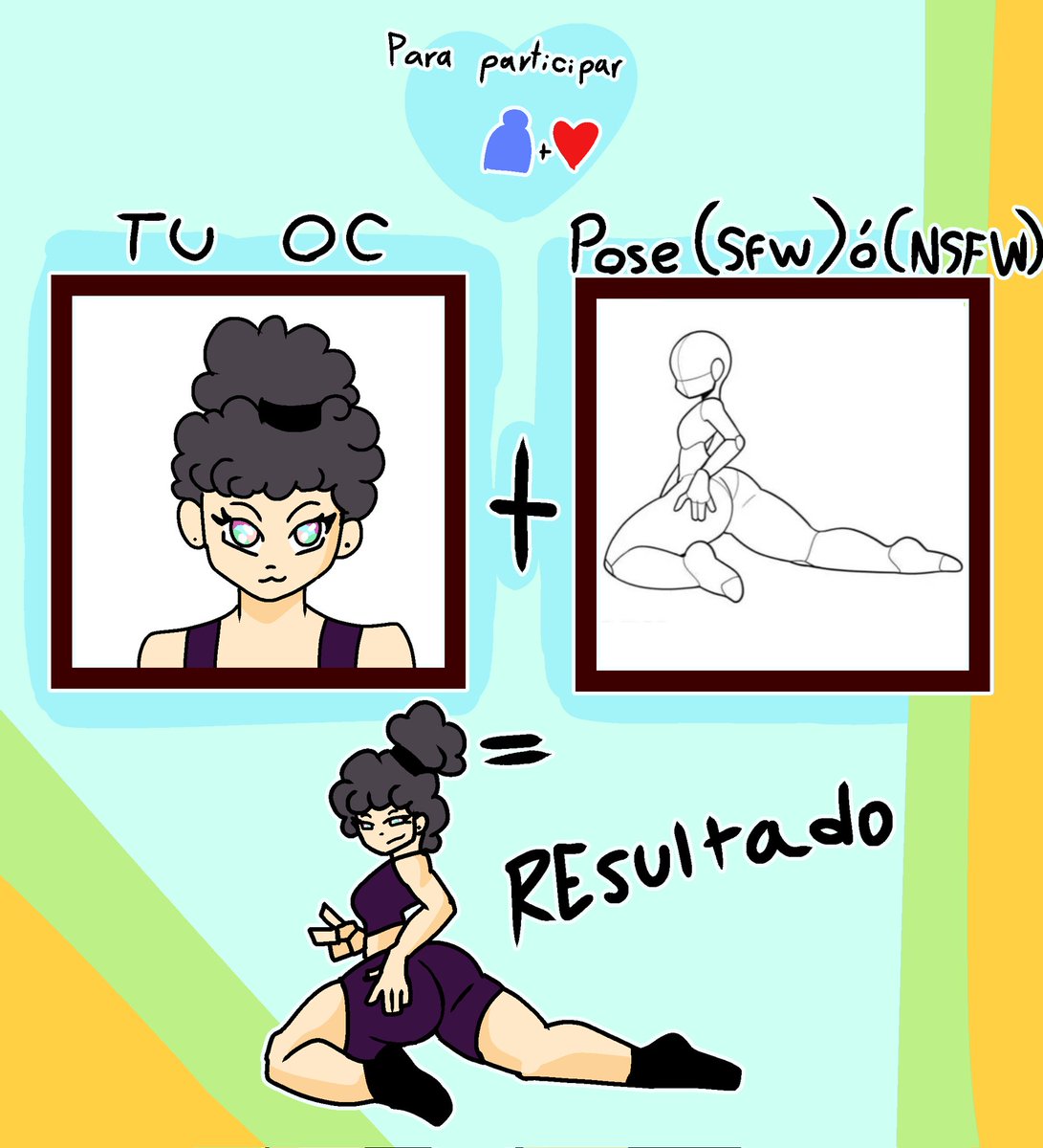 Como ya es costumbre en esta cuenta, dibajaré sus Oc!! :3 muchas gracias por los 300 seguidores🎉✨ tratré de dibujar a los que más pueda así que anímense a participar, den 
♻️ ❤️ 👤 Que todo apoyo se agradece, disfrunten!! 🫶🏼