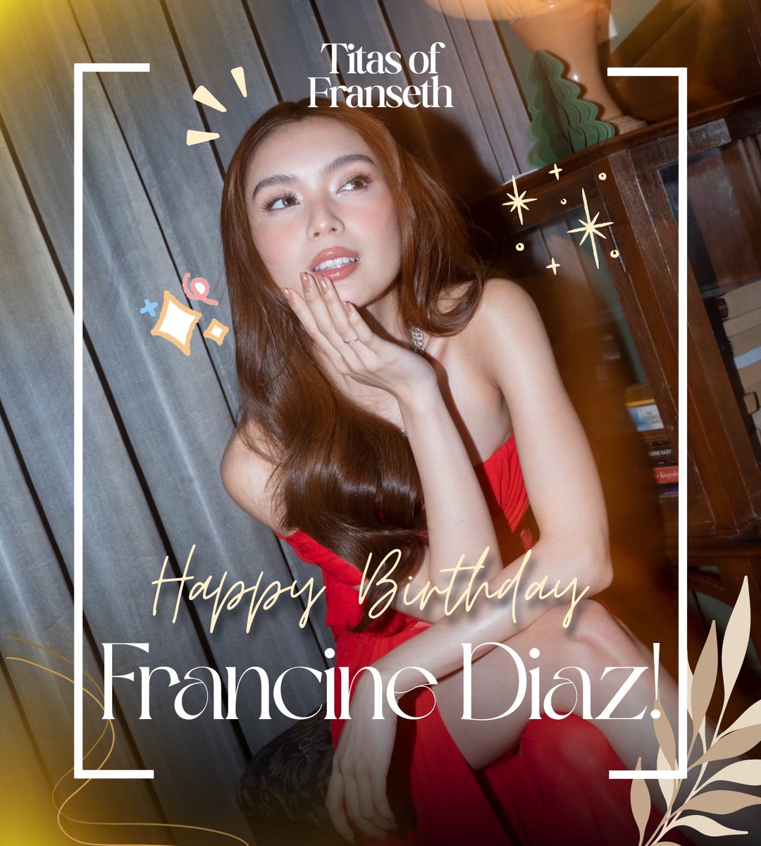 Happiest birthday to our one and only, Francine! 🤎

We're so proud of you and can't wait to see more of your success, thank you for letting us accompany you to your journey in life. ✨

FRANCINE TURNS 22
#HappyBirthdayFrancine