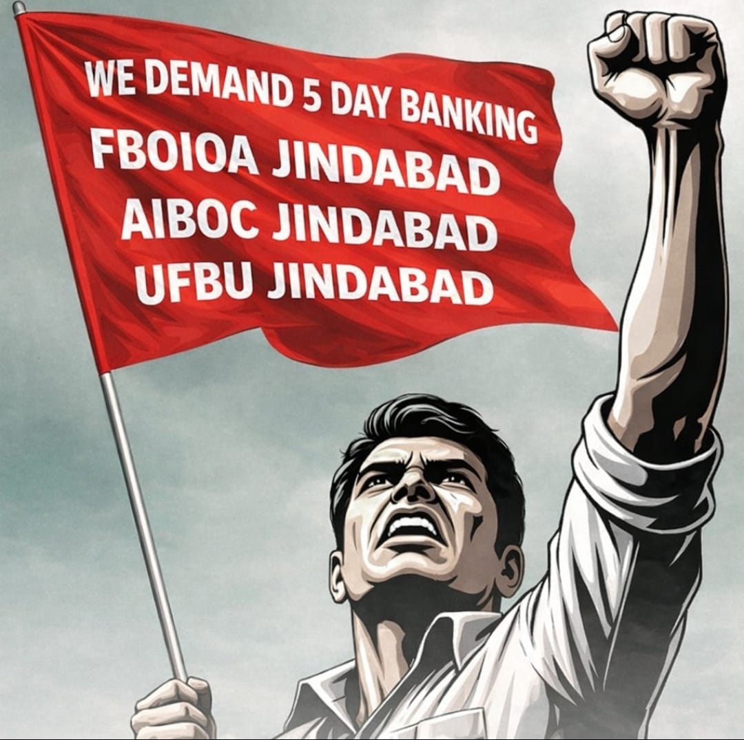 adiaditi2003's tweet photo. @sanjaybpi #5DaysWeekForBankers
#5DaysWeekForBankers
✊✊✊ https://t.co/ekZjJ8wJCa