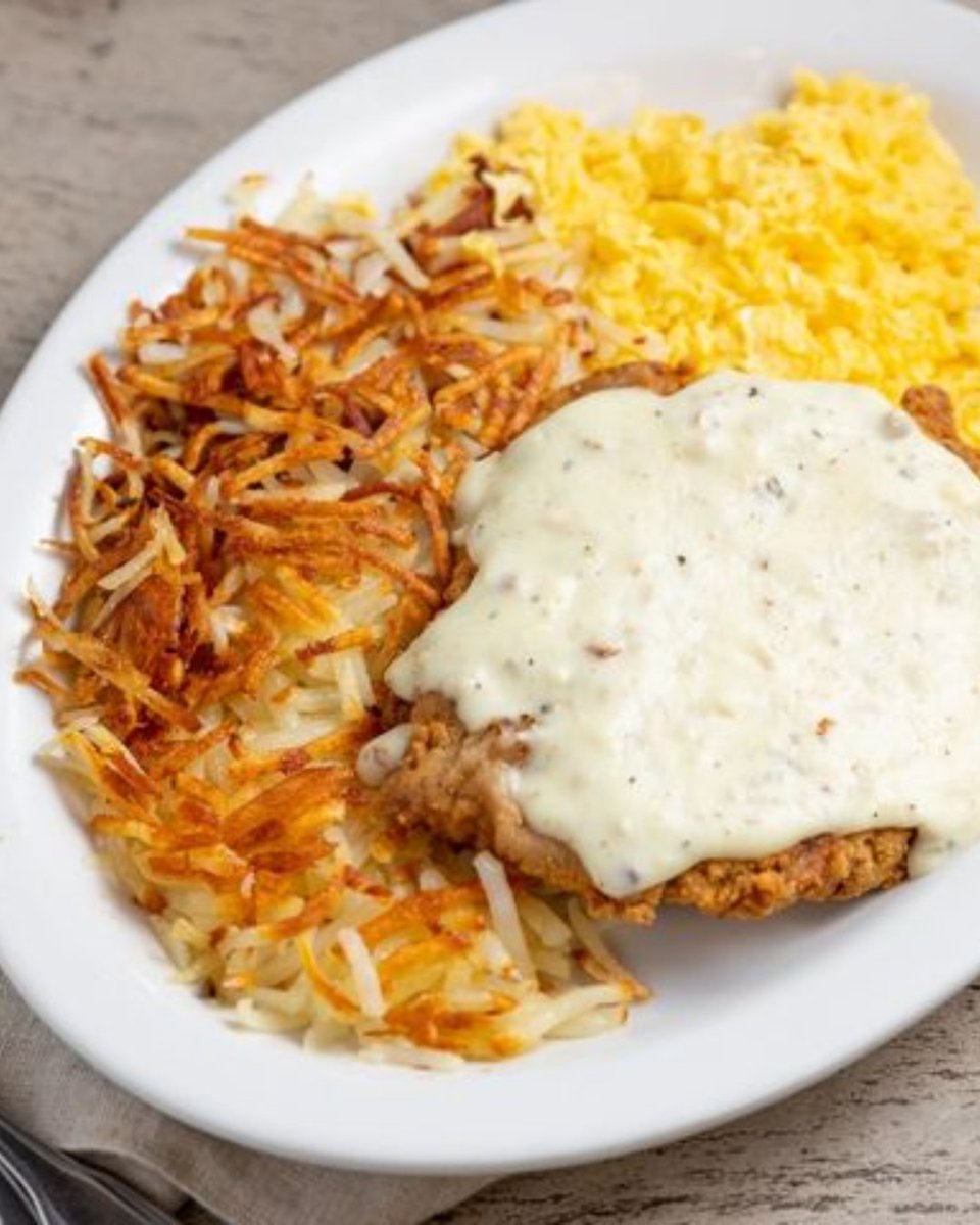 KenosAnaheim's tweet photo. Start your day strong with Keno's Chicken Fried Steak &amp; Eggs. You get a generous portion of hand tenderized sirloin tri tip lightly breaded in a homemade blend of buttermilk, flour, and cracker crumbs, then grilled to a golden brown. https://t.co/sX0l1cTiqI https://t.co/OJlv1IA4ai