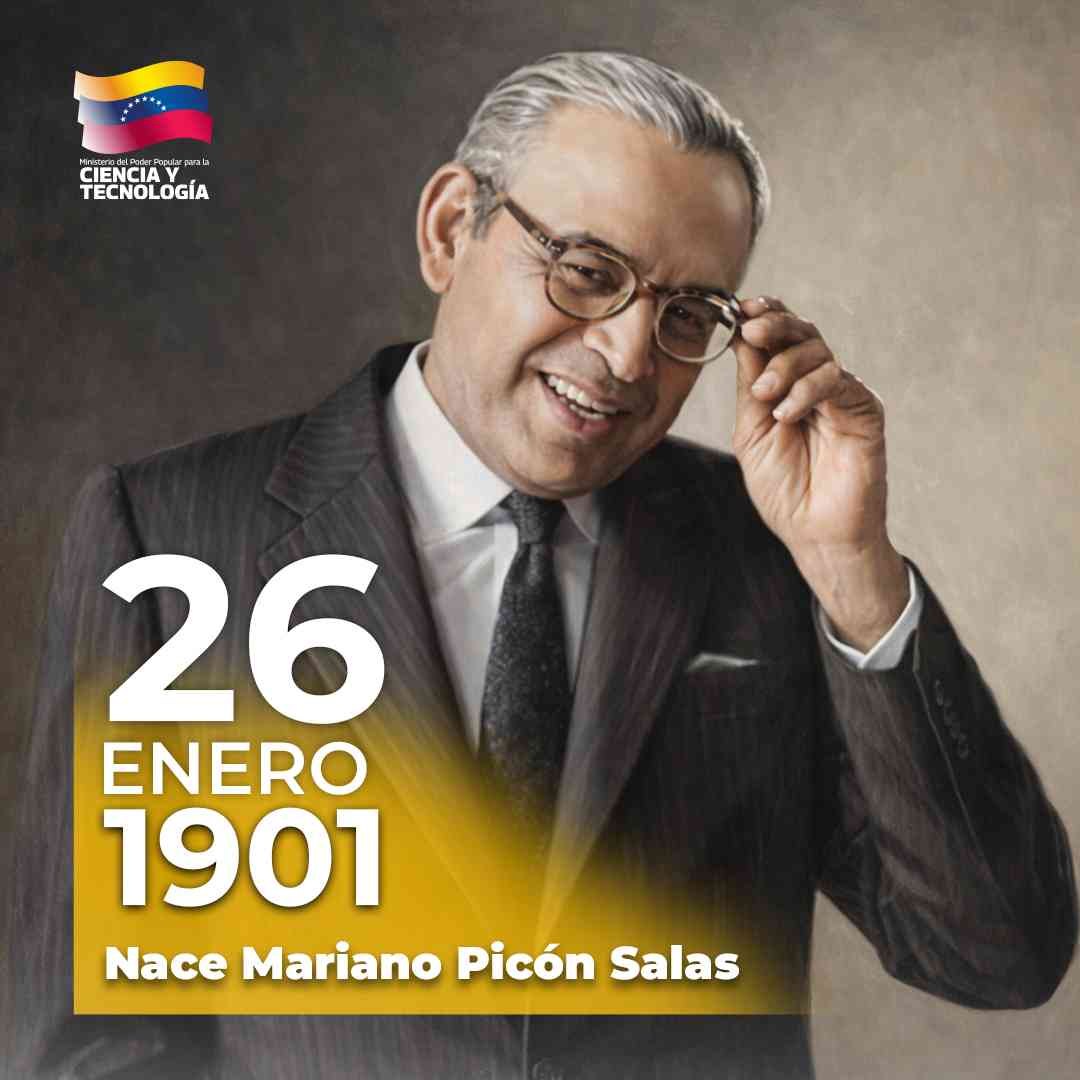 Gran escritor, diplomático y académico. Mariano Picón Salas.