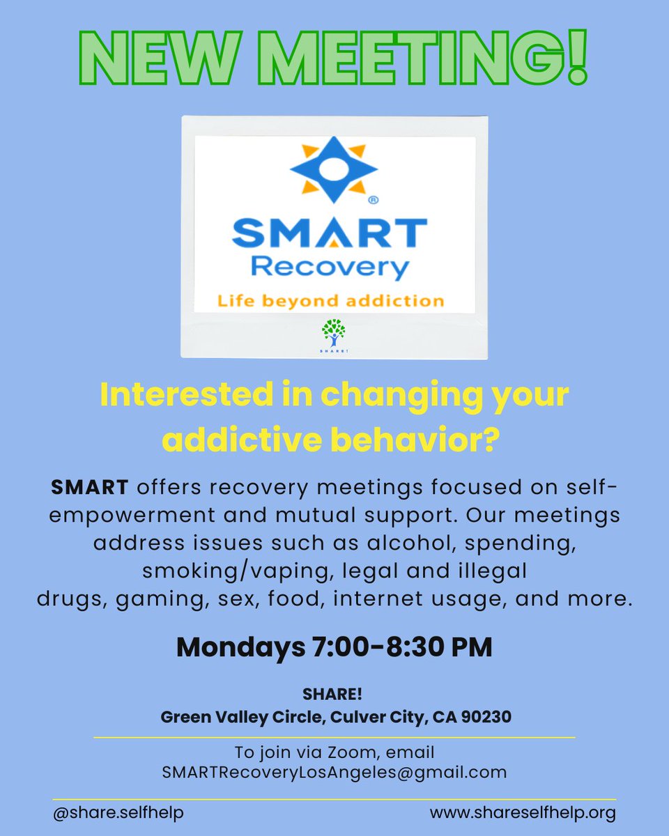 SHARE! Self-Help And Recovery Exchange tweet media