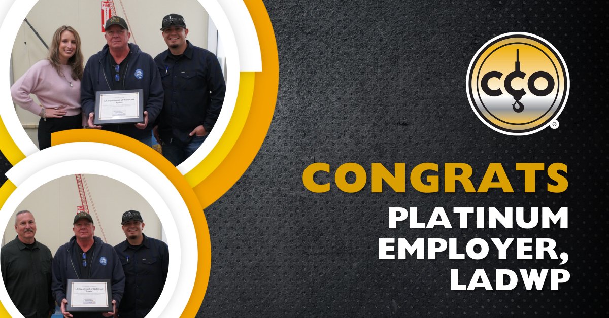 The Los Angeles Department of Water and Power (LADWP) has been recognized as a CCO Platinum Employer, one of the highest distinctions awarded by CCO Certification. 🫡 

🏅 Explore your Gold Standard options at nccco.org.

#CCOCertification #LADWP #GoldStandard