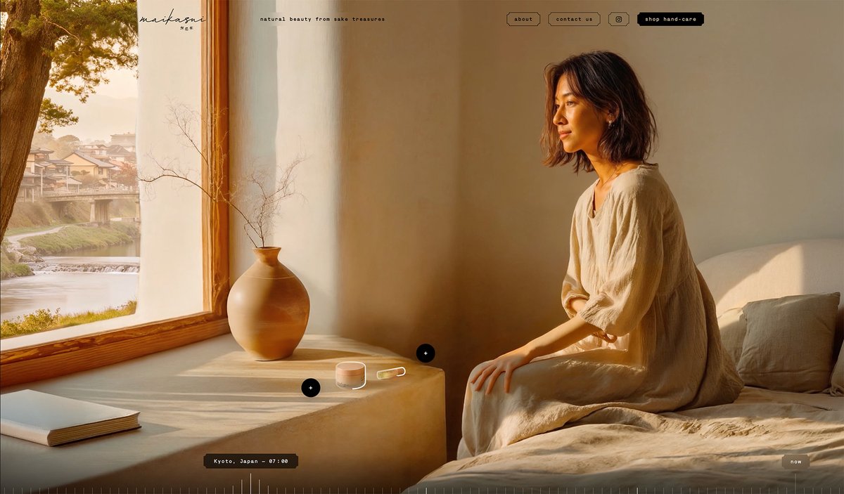 CommArts's tweet photo. WEBPicks: @sublimiodesign designed maikasui’s website as a calm, immersive experience inspired by Japanese beauty rituals and everyday life. https://t.co/T9hNJ88ZN8 https://t.co/IOAaXKwyrD