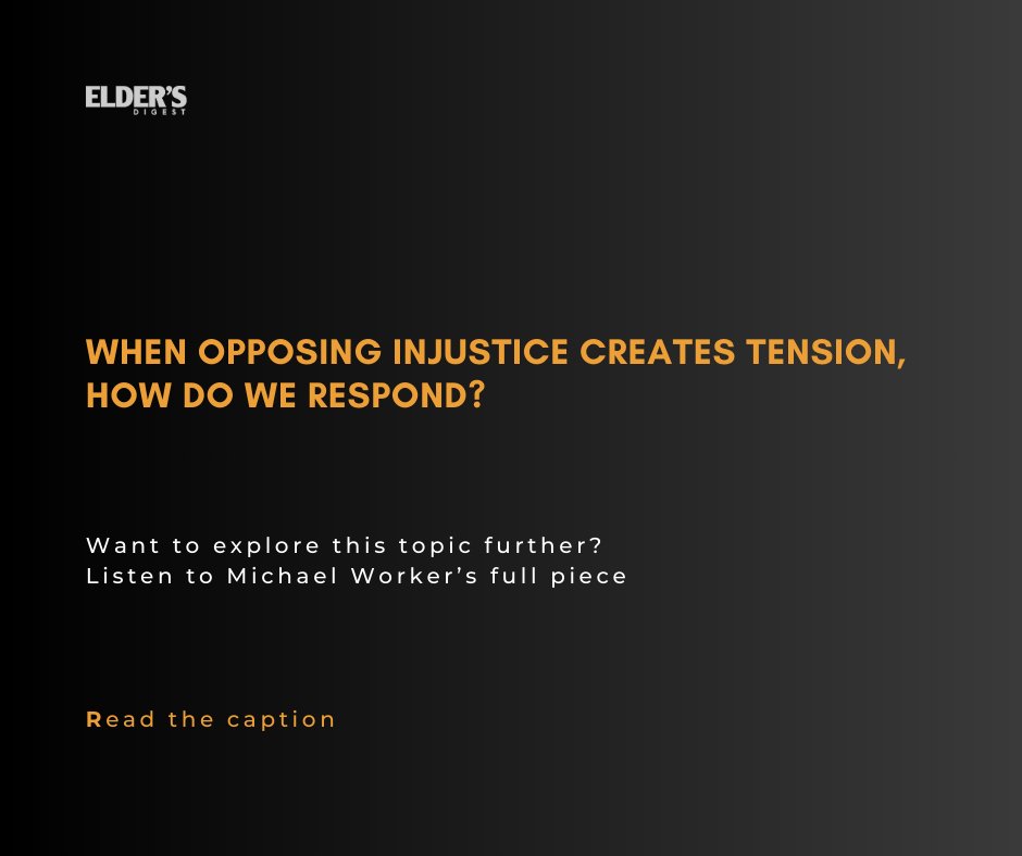 The credibility of our witness is revealed not by how loudly we denounce evil, but by how faithfully we defend those harmed by it.

Delve deeper into Michael Worker’s ‘Making Your Church a Safe Place (Part 1)’ by listening to the full article here: eldersdigest.transistor.fm/episodes/makin…