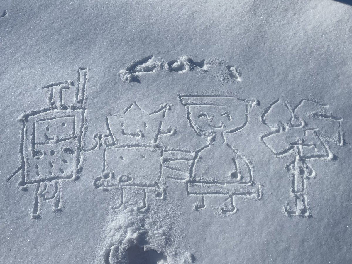 Drawing on snow is so hard 😭 #maluesLOTS