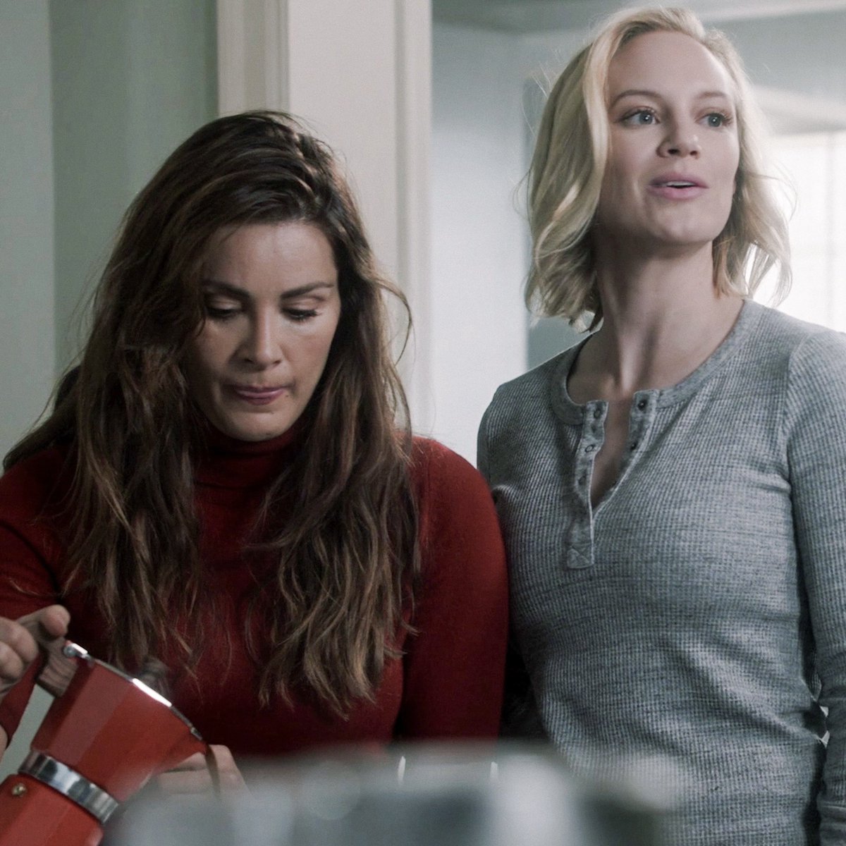 spampiespresso's tweet image. We love jealous Maya 😌 and can we talk about Carina’s cute little tongue 😋