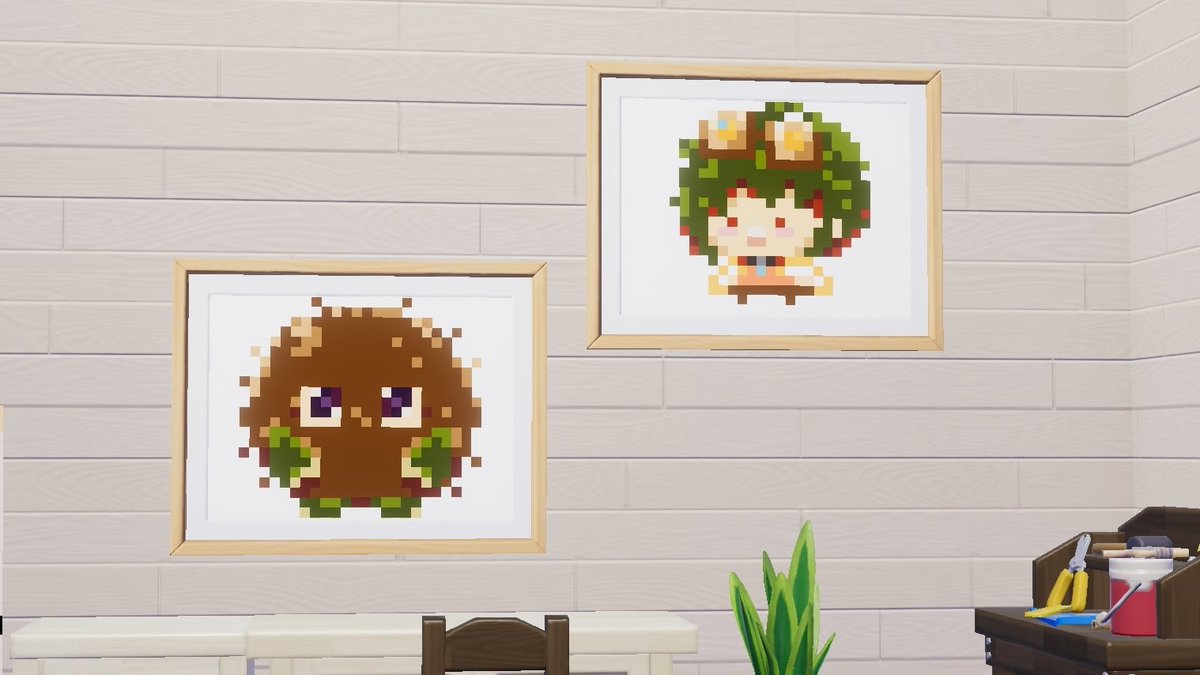 พักจากงานวาดมาเล่นเกม เพื่อมานั่งวาดรูปในเกม