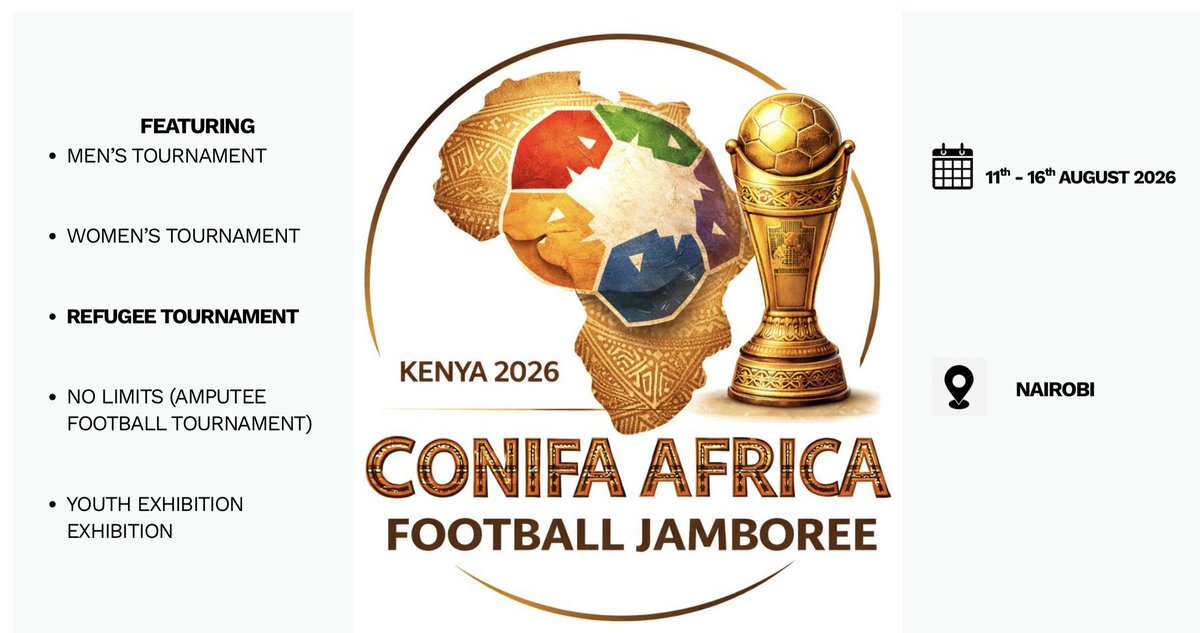 CONIFA Africa Official tweet media
