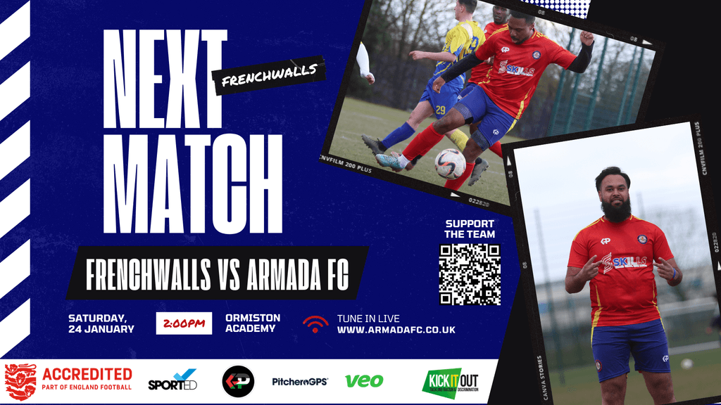Armada__FC's tweet photo. MATCH REPORT: ARMADA FALL TO SECOND HALF STORM IN TIVIDALE 
90 tough minutes in Tividale. The scoreline doesn’t tell the full story.
Armada stood firm for 55 minutes before the tide turned.
Want the full breakdown? #ARMADAFC #FREARM #BDFL
https://t.co/L4hKA2VPdr https://t.co/gioiVgD8Dz