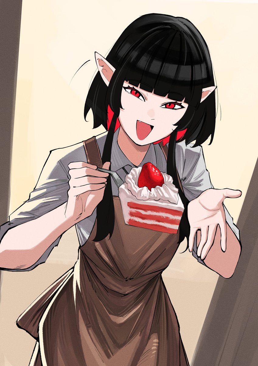 Would you like to have a demon girl who bakes cakes for you every day in exchange for your wretched soul?