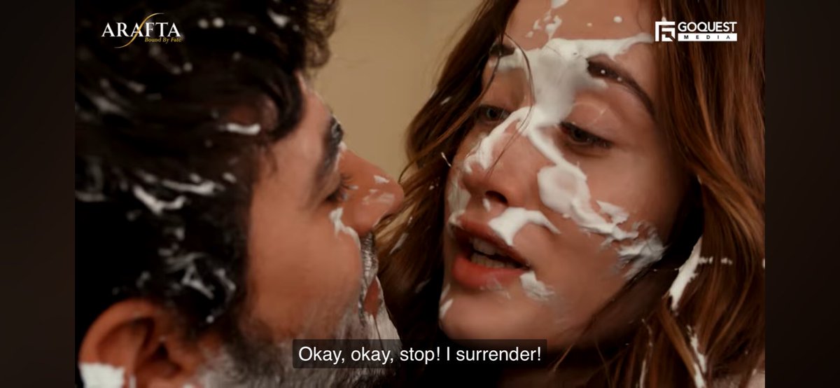 mandys86's tweet photo. These two episodes served! I know these two have a difficult road ahead of them but these small moments of happiness between them are so adorable!! He’s let his guard down and let this girl into his heart #Arafta #MerTeş https://t.co/fpVXxGA7JA
