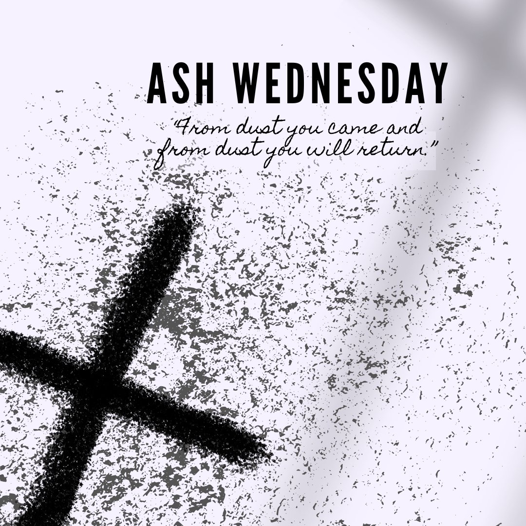Ash Wednesday is a Christian holy day. It follows Shrove Tuesday and marks the start of Lent – 46 days before Easter Sunday. The name comes from the placing of ashes on foreheads along with the words ‘Remember that you are dust and to dust you shall return’.