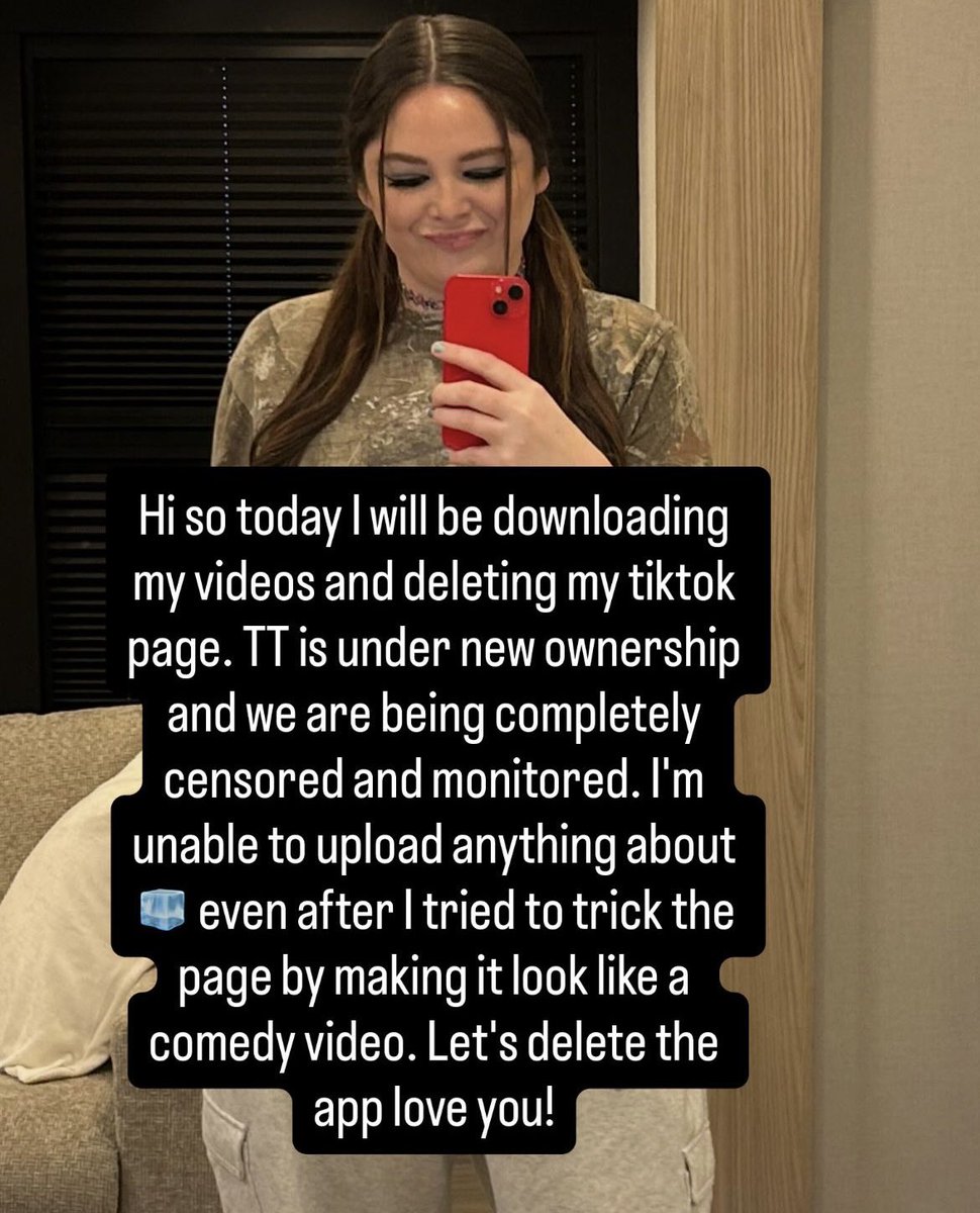 PopCrave's tweet photo. Megan Stalter says she’s deleting TikTok after it wouldn’t allow her to upload anything ICE-related:

“Let’s delete the app” https://t.co/DoOZMKn9l9