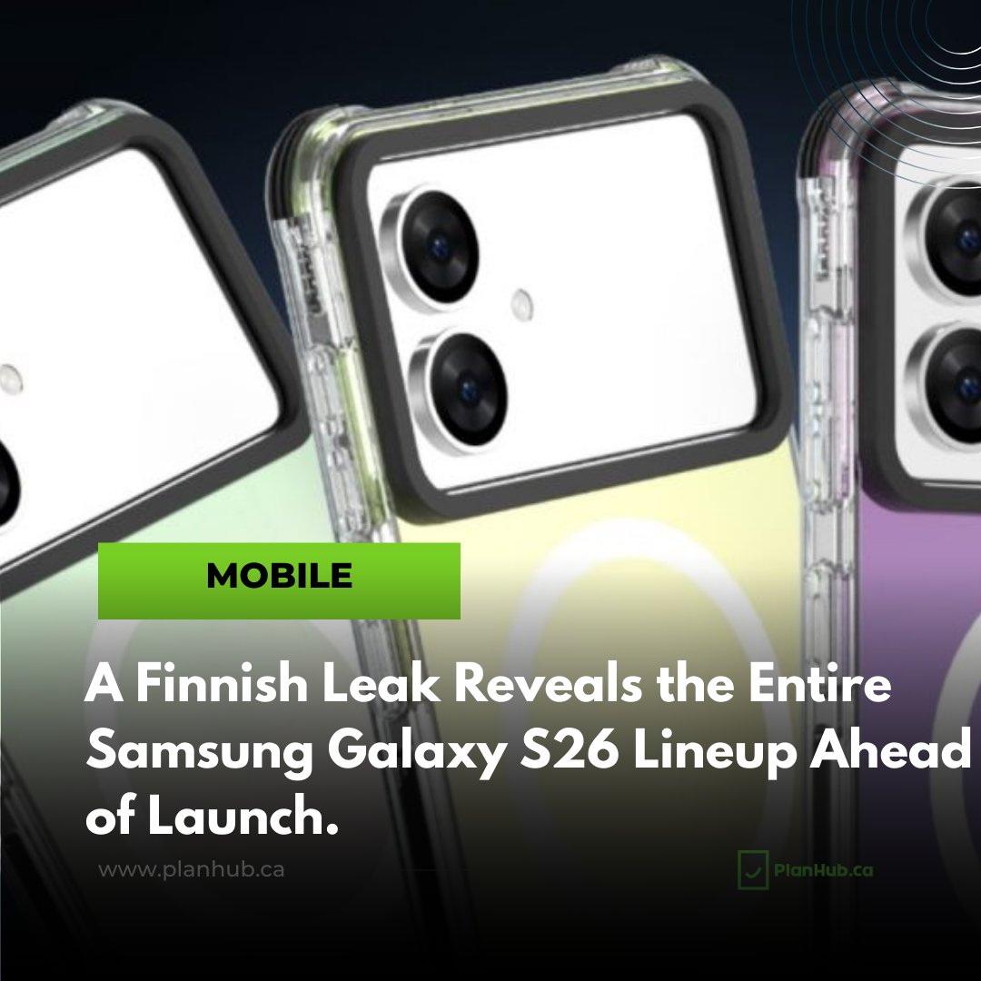 Just a few weeks before its official reveal on February 25, Samsung’s Galaxy S26 lineup has already made an early appearance online.
planhub.ca/blog/en/a-finn…