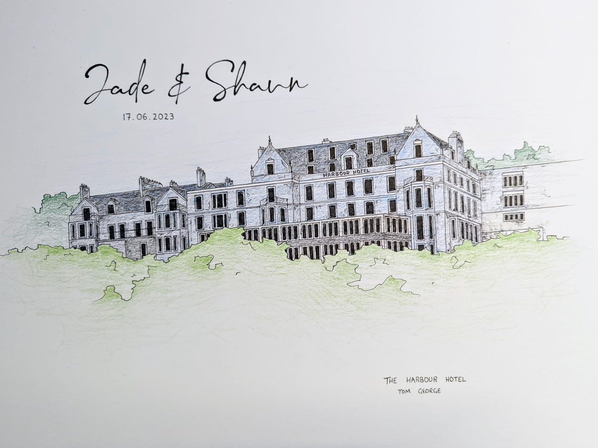 TomGeoStudio's tweet photo. ❤️If you're wanting a personalised drawing of your special place for a Valentines gift, put your orders in ASAP. I'm getting a lot of orders come in so be sure to be quick so you don't miss out!❤️

Link in my Bio🛒

#valentinesday2026 #weddingdrawing  #valentinesgifts #giftideas https://t.co/goiyrGWlH3
