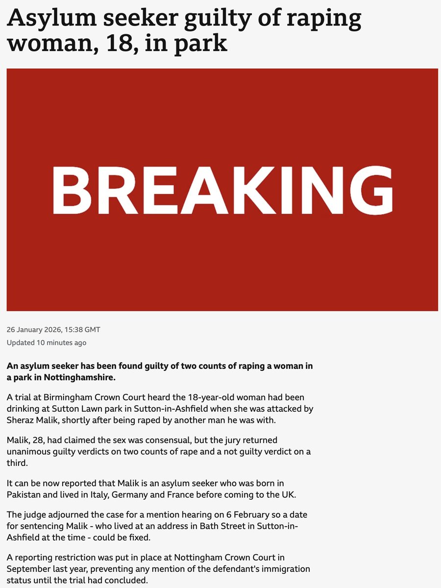 ShipleyWrites's tweet image. This rape is the fault of the politicians and civil servants who continue to import dangerous men into our country.
