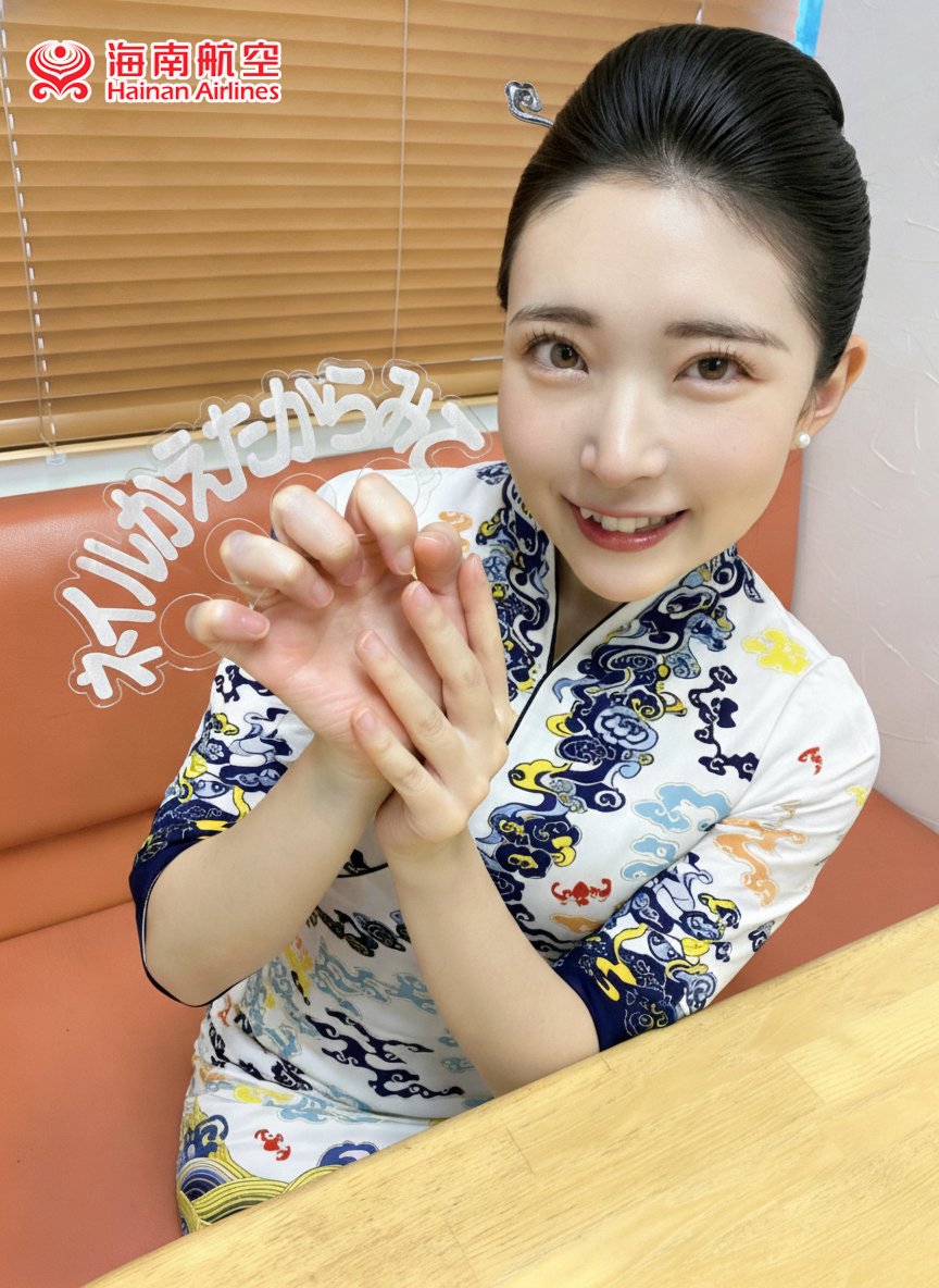GDKJNH's tweet photo. 日本の有名女優・皆月ひかるさんが、中国の4大航空会社の制服を着たら、どんなに��クシーでしょう！中国南方航空、中国東方航空、中国国際航空、海南航空です。@hikaru_emo上記の写真はすべて AI で合成されたものです。画質についてはご容赦ください。 https://t.co/TLs7pzWO4p