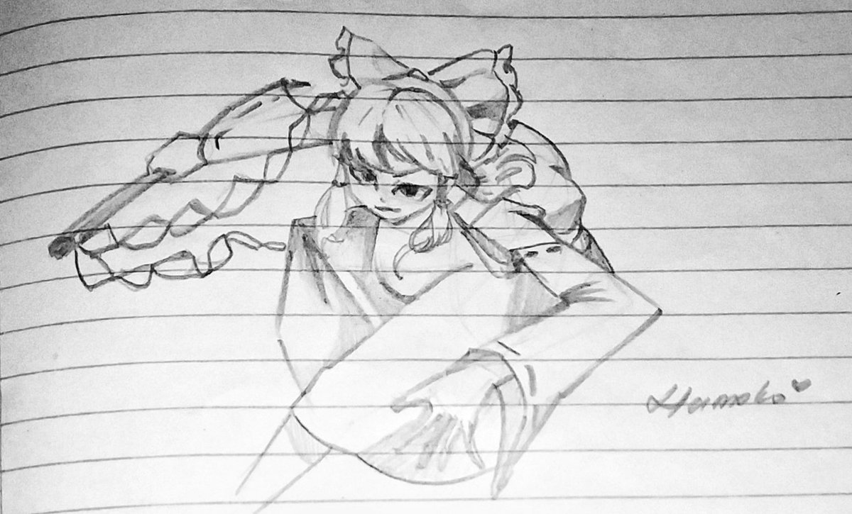 Hameko_create's tweet photo. Reimu (rough sketch)

#東方Project https://t.co/Wbd8YoXKet