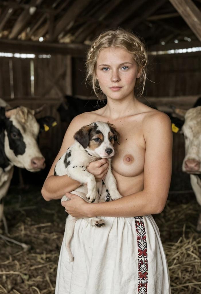 regarding02's tweet image. Vintage art sessions.

Swedish peasant 🇸🇪.

#nsfw #AIArtwork #aiart #AIArtCommuity #AIgirl #waifu #AIphotorealistic