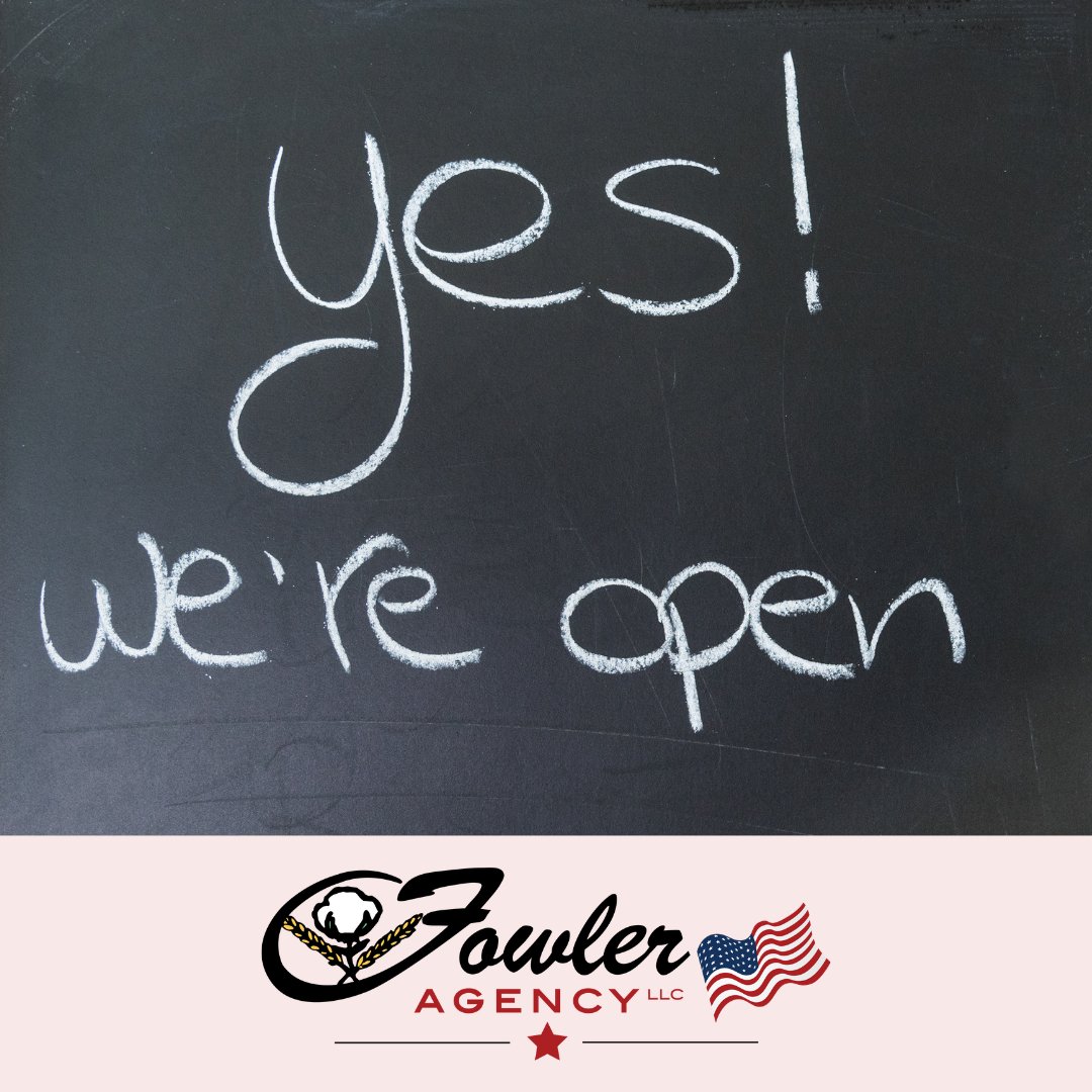 All offices are open and operating as normal today.  We know many of our farmers and ranchers are still out there working through the storm, and we’re here right alongside you. If you need anything or have a question, don't hesitate to reach out!