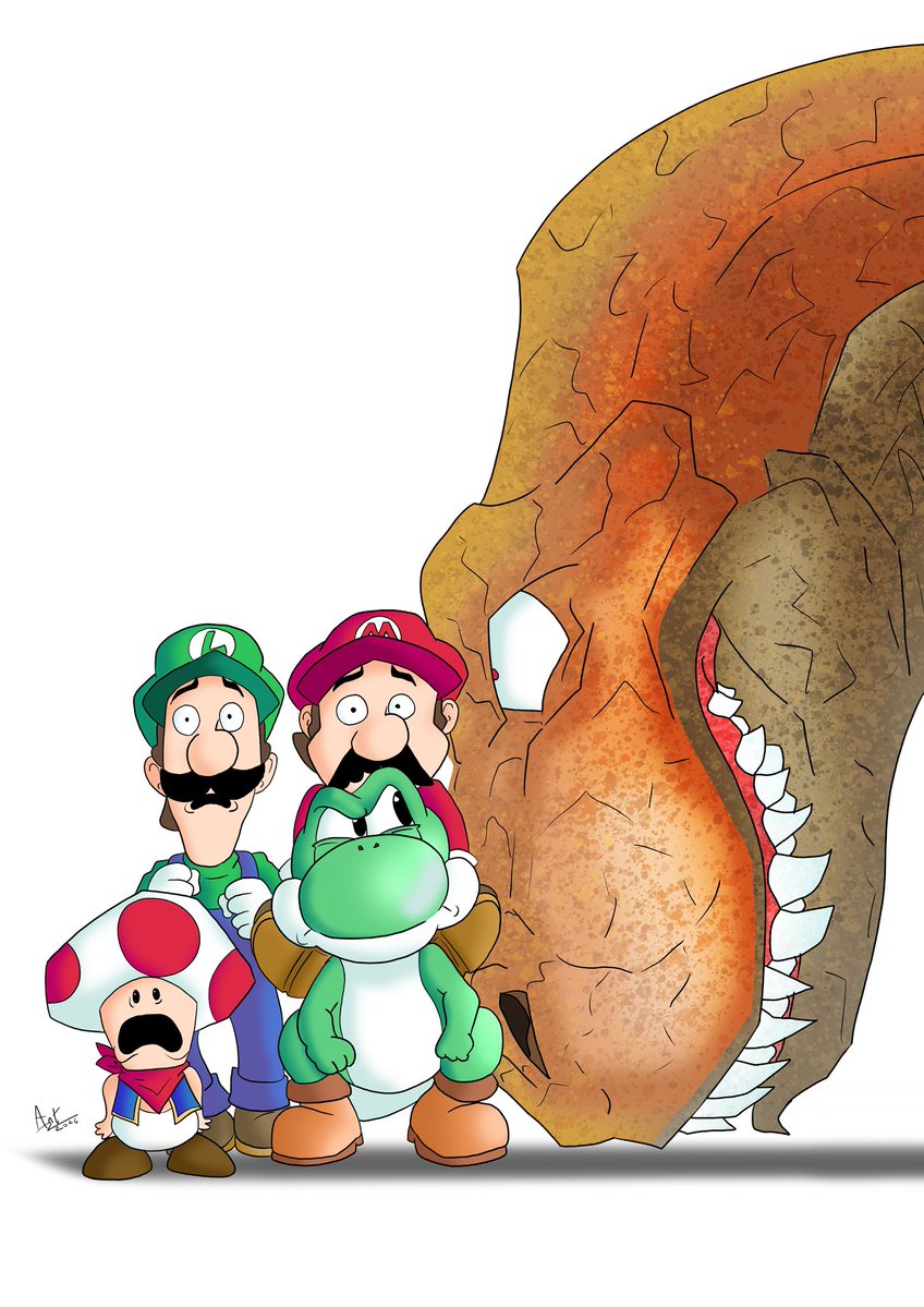 AntArtist01's tweet image. My style for this poster.
#SuperMarioGalaxyMovie #YOSHI #art #artwork #mario