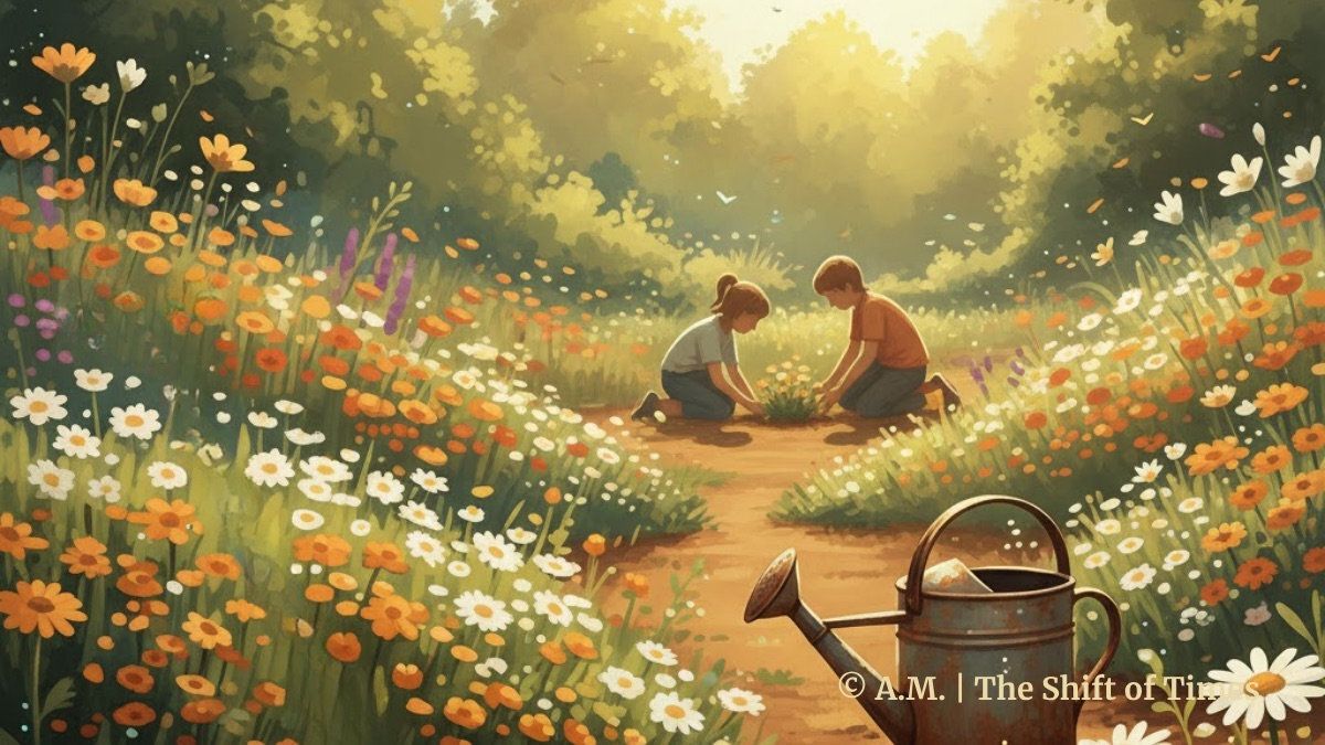 TheShiftOfTimes's tweet image. Flowers don’t grow alone — they need sun, water, and someone who stays. A small lesson, a long friendship. 🌱✨ Save this cozy nook and see how it unfolds. 
 #ShiftOfTimes #FoundFamily