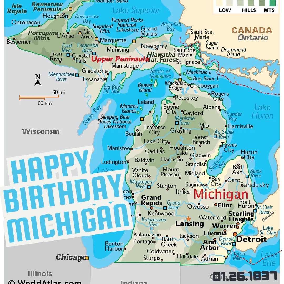 downwithdetroit's tweet image. Happy Birthday, Michigan! 💙

Statehood since 1837 and still doing it like no other.
 189 years strong—from the Great Lakes to the Motor City, there’s no place like home. 🌊🚗

Where are you celebrating from today?

#PureMichigan #MittenState #GreatLakesState #MichiganPride