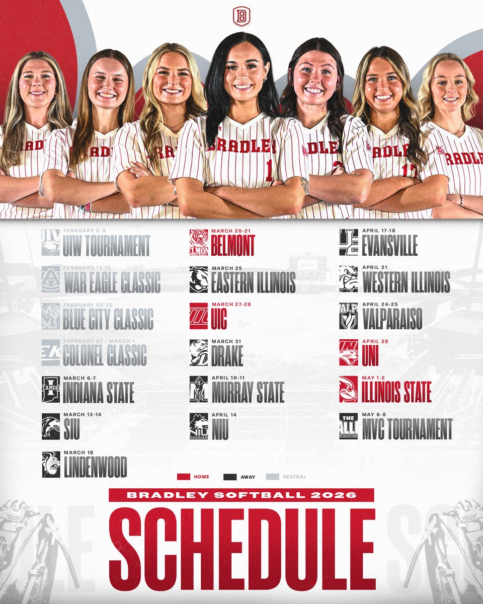 Bradley Softball tweet media