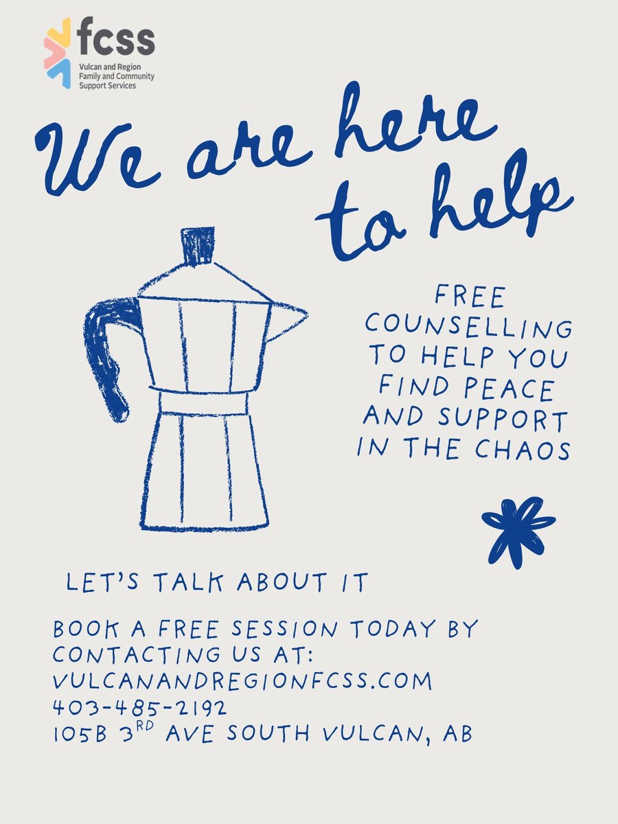 Vulcan Food Bank & FCSS tweet media