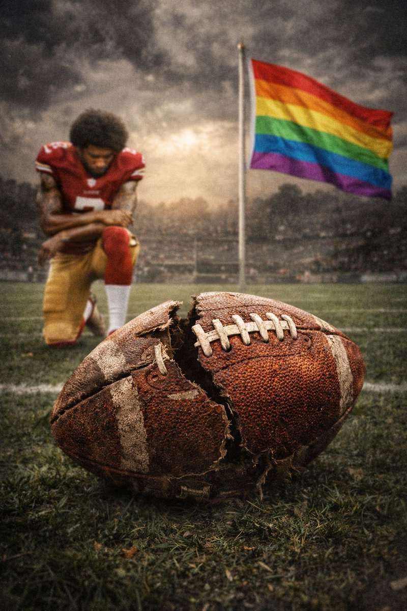 realMAG1775's tweet image. Goodell sworn in Sept 1, 2006. Football died that day. Replaced by kneeling, fines, rainbows, and apologies. Real fans walked. The league still hasn’t figured out why.
