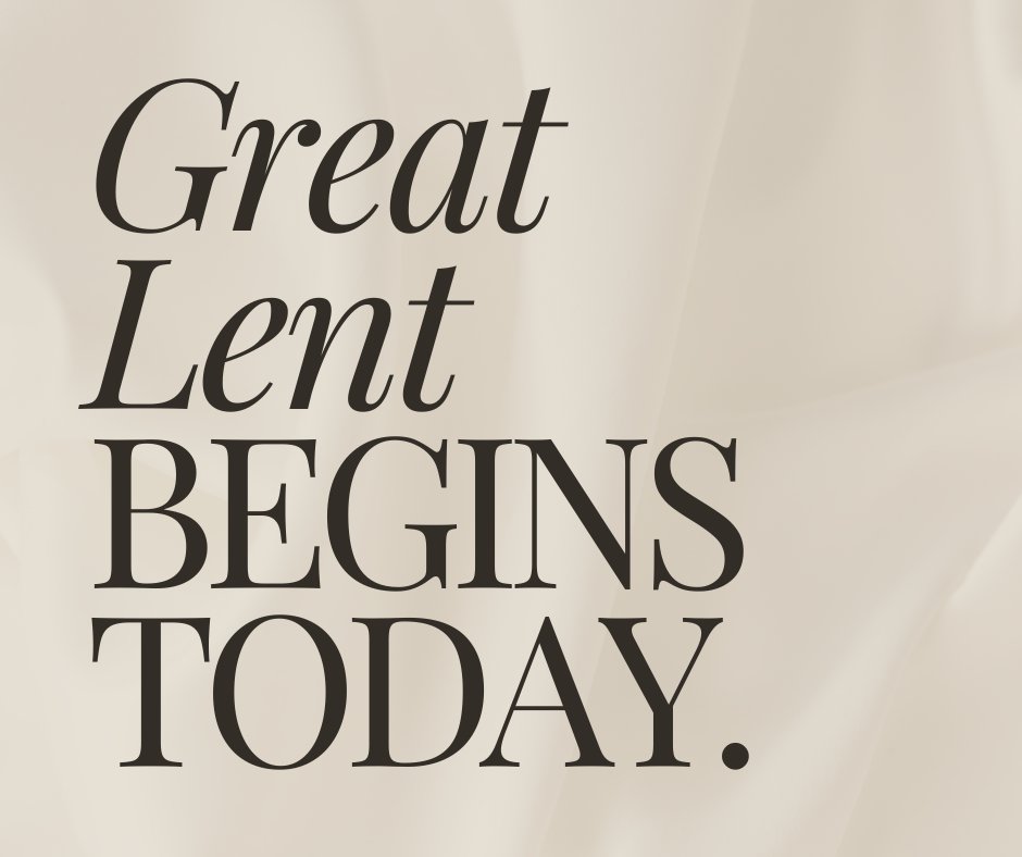 Today is Clean Monday – the start of Great Lent in the Orthodox Church. It is known as Clean Monday because it refers to the leaving behind of sinful attitudes, unforgiveness and non-fasting foods. Begin Lent with a clean conscience, with forgiveness and renewed Christian Love.