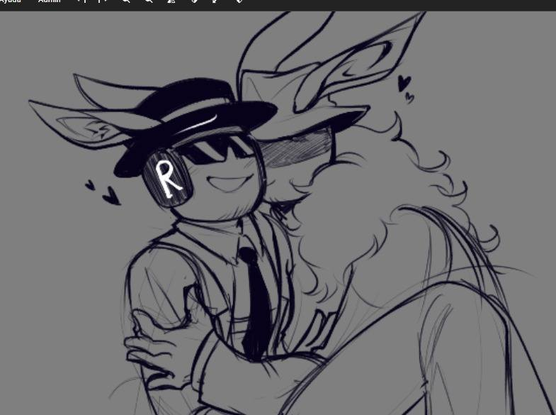 AnthoNap_'s tweet image. #doublefedora sketch(???