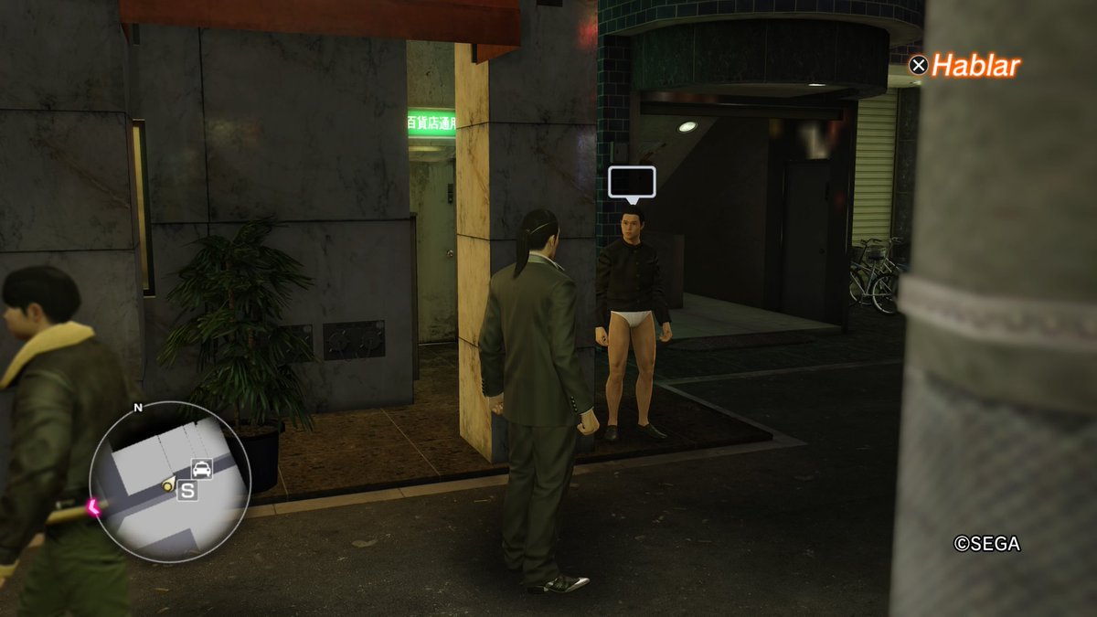 el ladron de pantalones que buena esta misión del #yakuza0