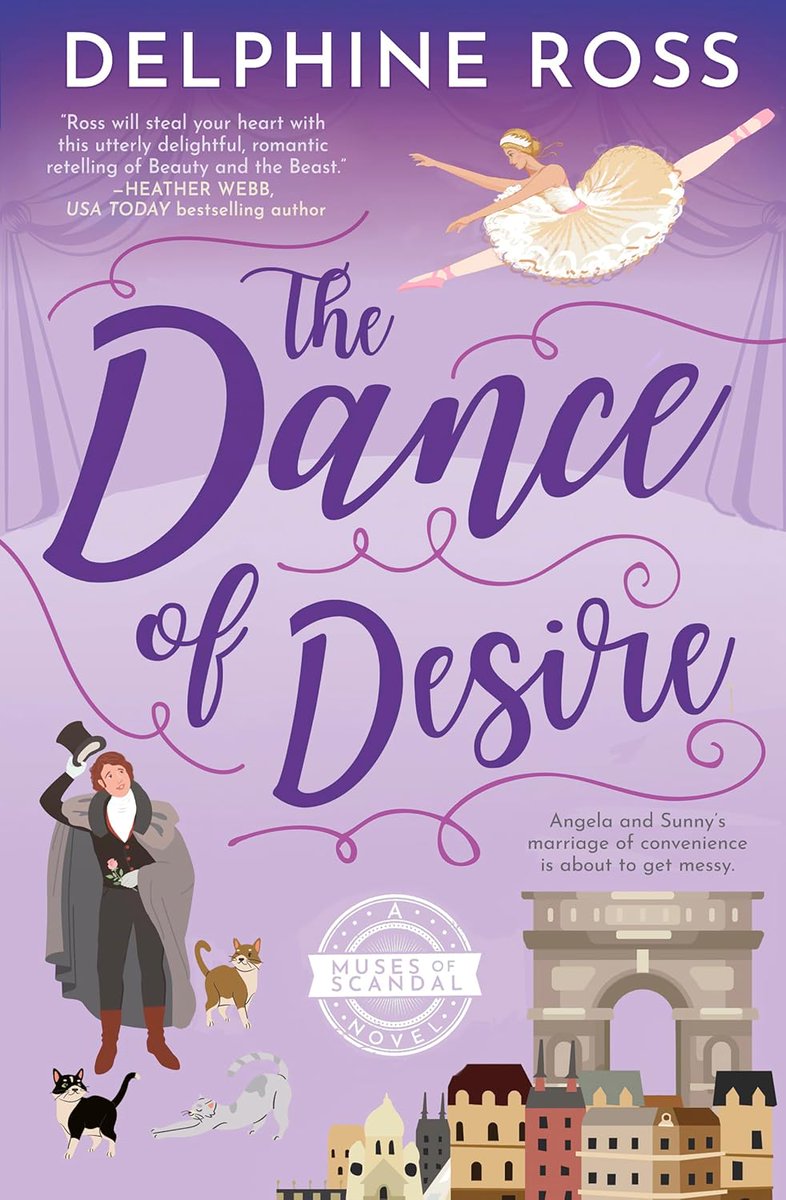 $2.99 ✦ The Dance of Desire by Delphine Ross

Childhood friends to lovers + BatB vibes. A temporary marriage of convenience between a ballet-dancing beauty and a beastly earl.

Historical Romance (MF) amzn.to/4bS6TPr