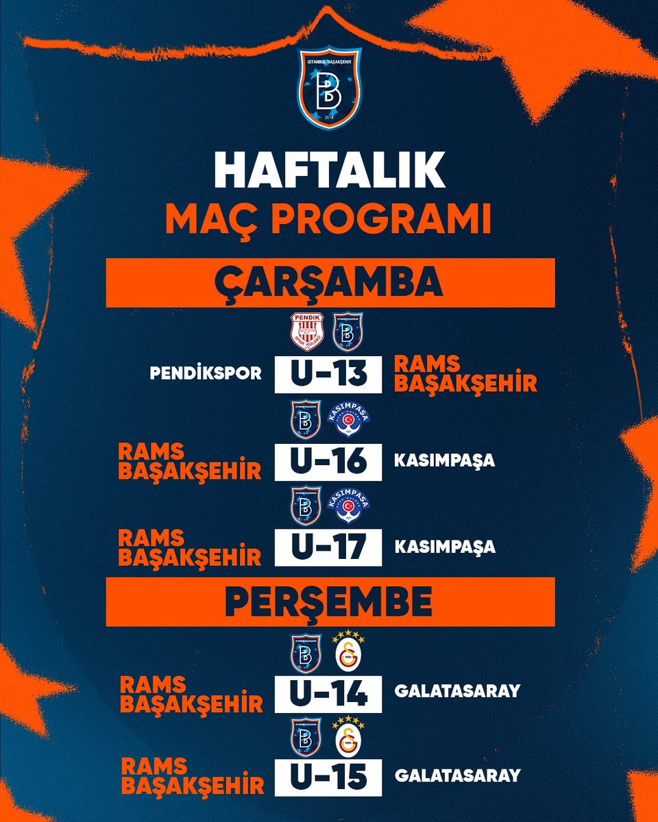 ibfkAkademi's tweet image. 🗓 Akademimizde Haftalık Maç Programı |