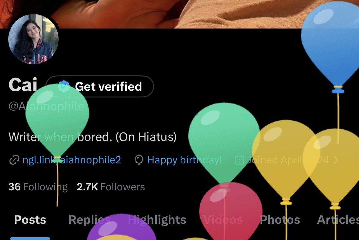 Happy birthday, birthday twin. 🥳🎉
Wishing you a blessed year ahead. You deserve all the love in the world, Aiahkins. Thank you for blessing us with your existence. Thank you for being you. 🫶🏻