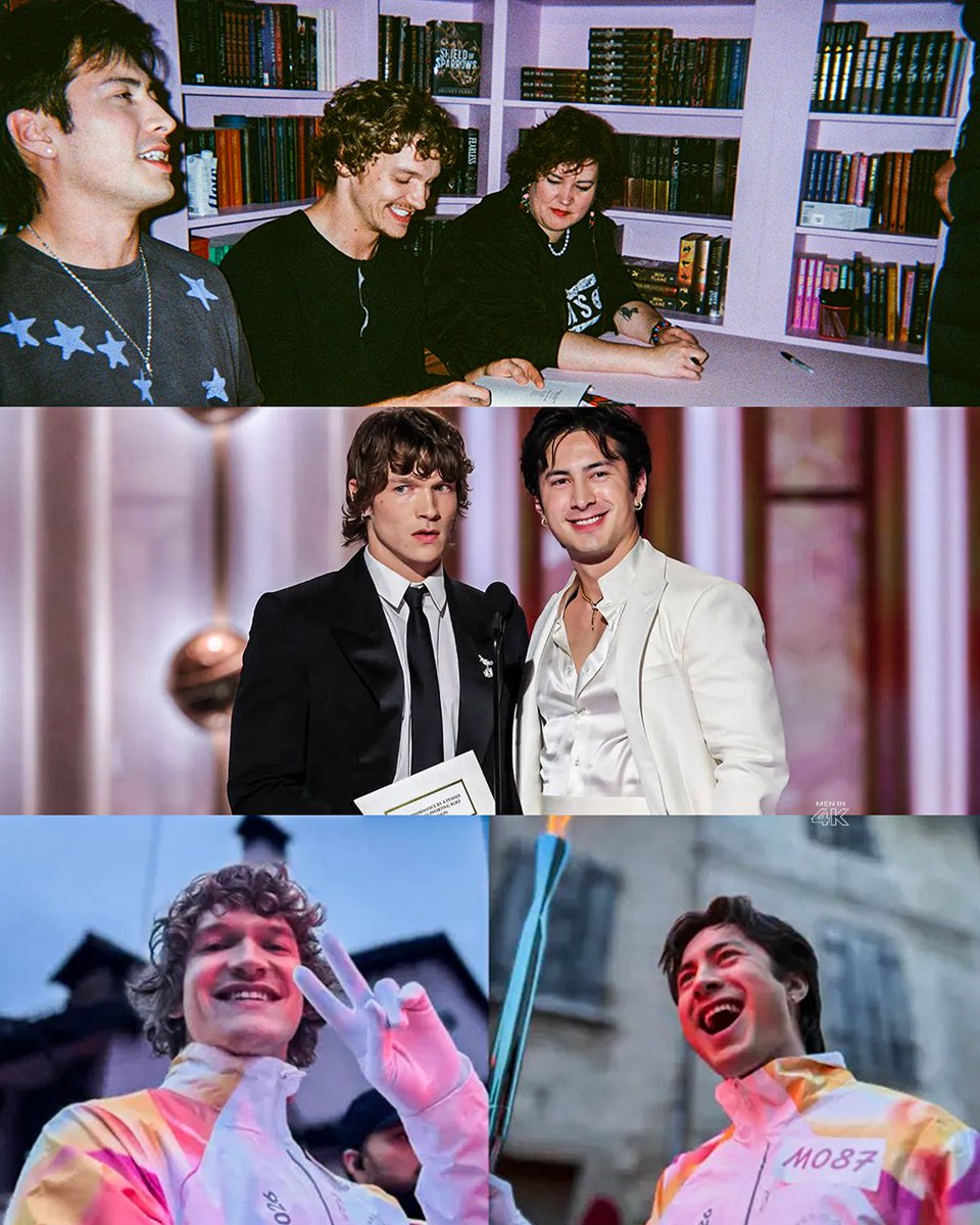 forever amazed at how heated rivalry started with basically no budget and tiny fan events… and now they’re at the golden globes AND carrying the olympic torch

i don’t think people understand how unprecedented this is