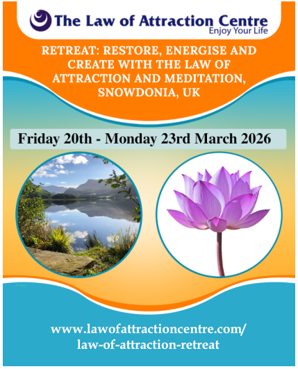 loacentre's tweet photo. Snowdonia Retreat: Restore, Energise &amp; Create with the Law of Attraction and Meditation, 20th - 23rd March 2026

For full details and booking: https://t.co/umI6uP25Dl

#loaretreat #lawofattractionwales #lawofattractionsnowdonia #lawofattractionretreat https://t.co/3iQryzQZ5Z
