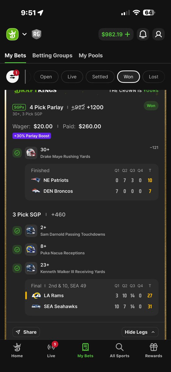 RodsPicks's tweet photo. Hit 4 days in a row now!! 🤑🤑🤑 https://t.co/92lsn8mDrs