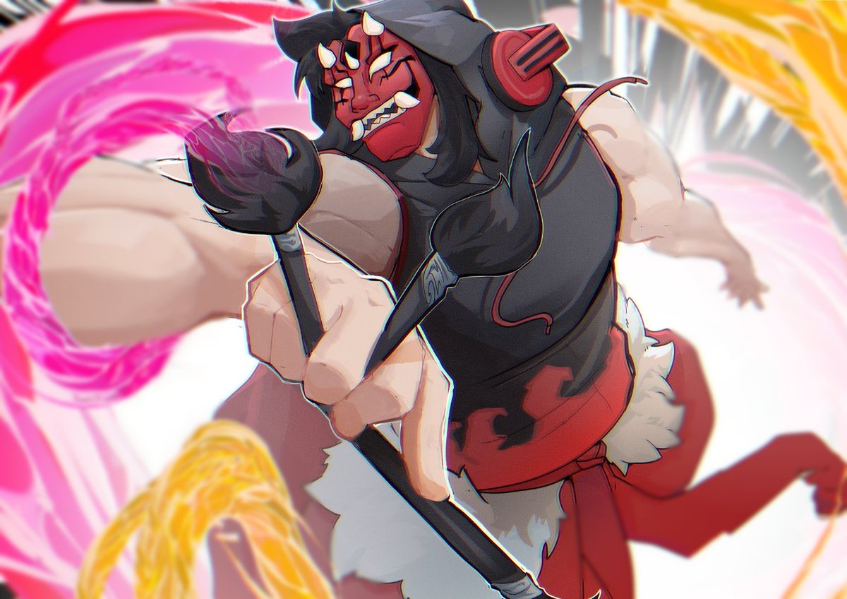 Art7Drag's tweet image. Winner Raffle of December
 Introducing  Aka Oni.
#characterdesign #furry #furryartwork #furryfandom #WerewolfWednesday 
Congratulation
(It's a gift from @ApzApuru  to @cube_rpg)