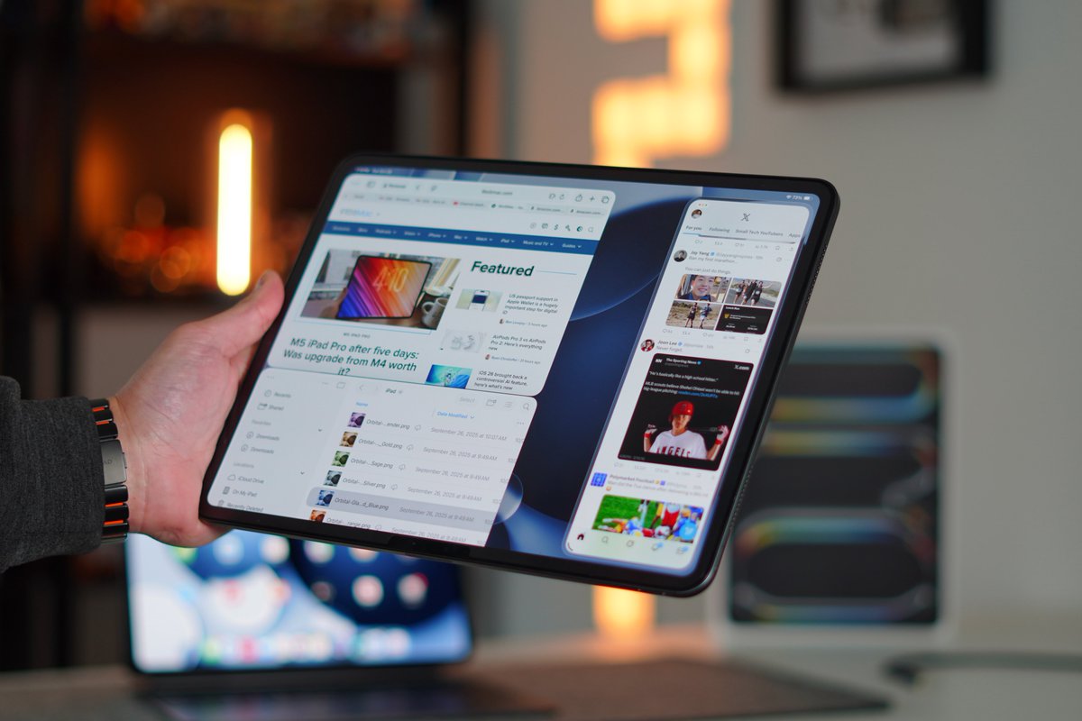 M5 iPad Pro + iPadOS 26 is actually insane. I genuinely love this thing, it’s the best computer Apple makes right now… and honestly better than a Mac for how I work. 🔥

⚡️ M5 chip = stupid fast
🪟 New windowing/multitasking feels real now
🖥️ Tandem OLED is unreal for editing +
