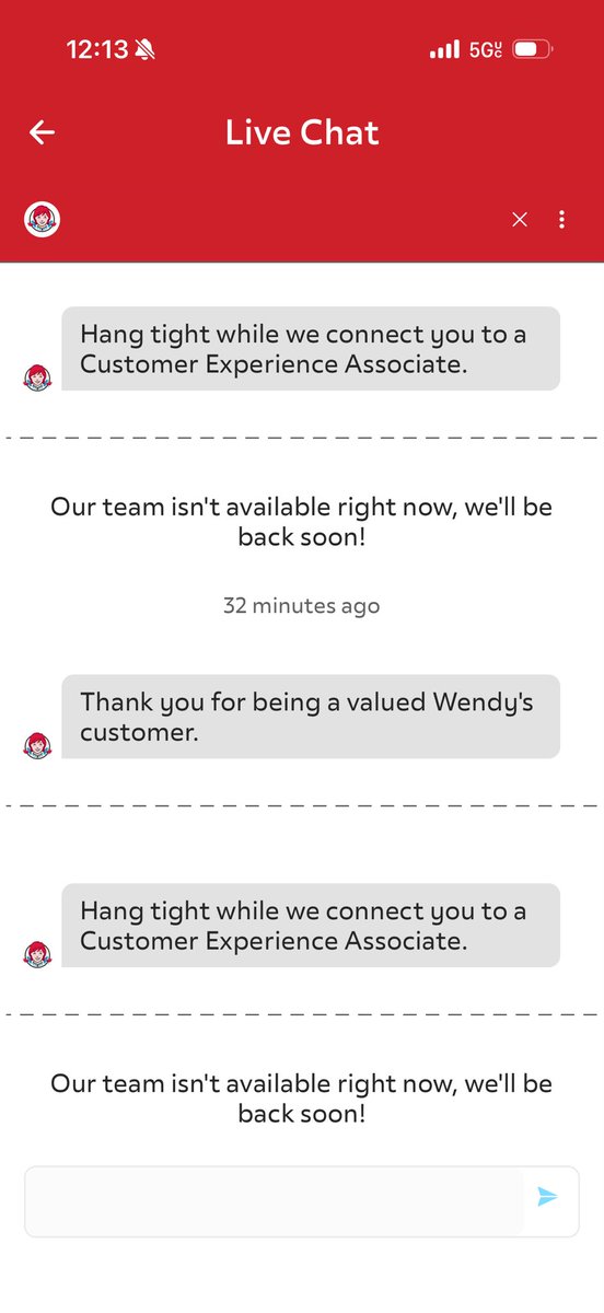 LoverOfLoving69's tweet photo. @Wendys is so horrible with customer service. 
I am over a month after my request for them to apply the points to my account. It says 2 hours… I have been treated horribly by customer service, hang up and disconnect is all they do. And lie constantly. @bbb_us @ScamWatcherCom https://t.co/DVJKVBTXy5