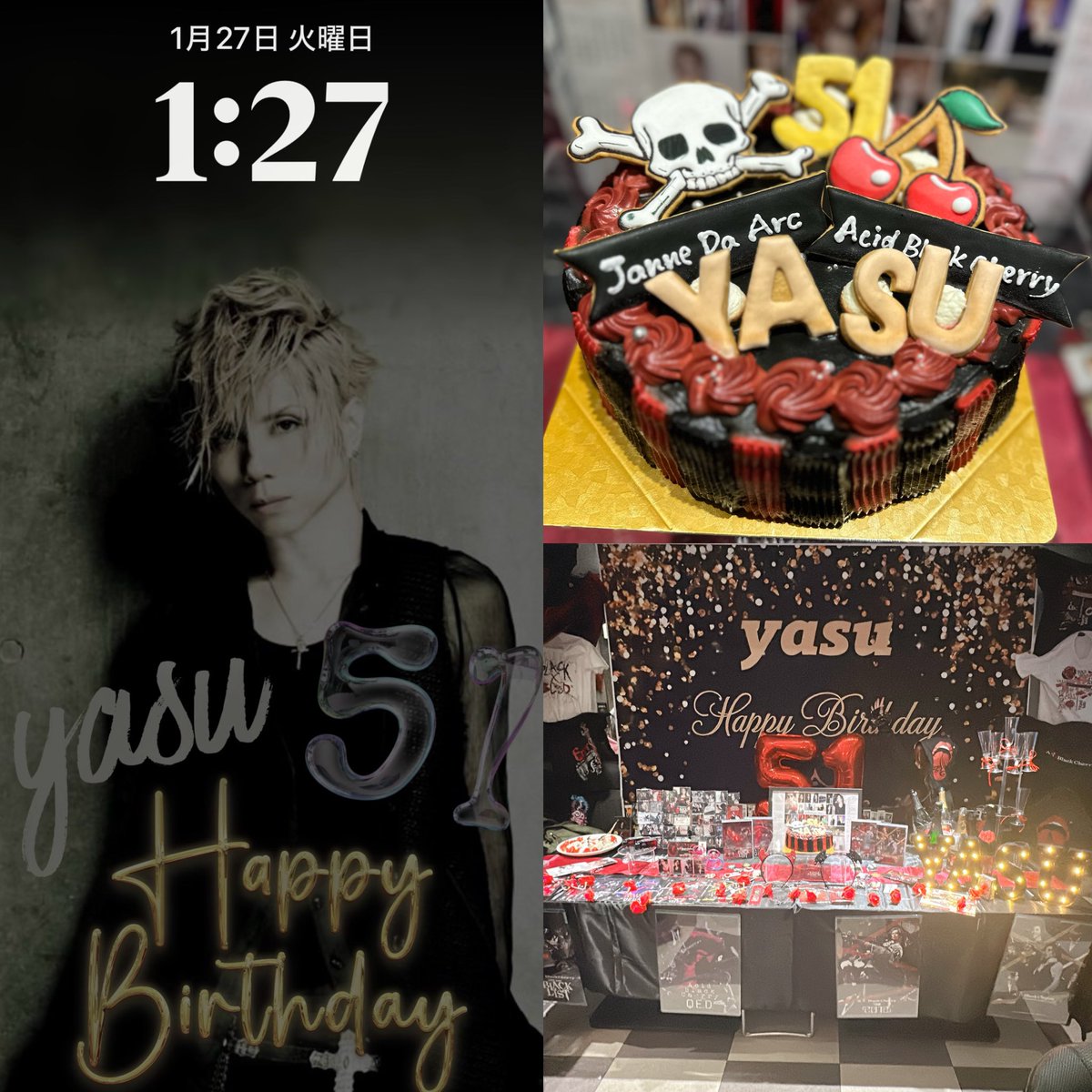 Acid Black Cherryのyasu、51歳誕生日にファンから温かな祝福