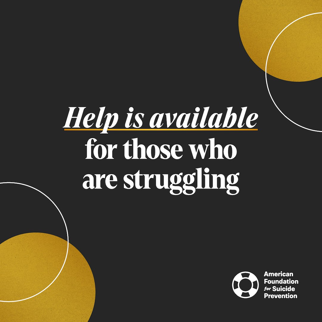 Theperfecttile's tweet photo. Help is available.

If you or someone you know is struggling, you don’t have to face it alone. Reaching out for support can make a difference, and there are people ready to listen and help.

Call or text 988 to reach the Suicide &amp; Crisis Lifeline, support is available 24/7 https://t.co/0J4g3VAFSH